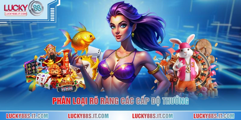 Phân loại rõ ràng các cấp độ thưởng